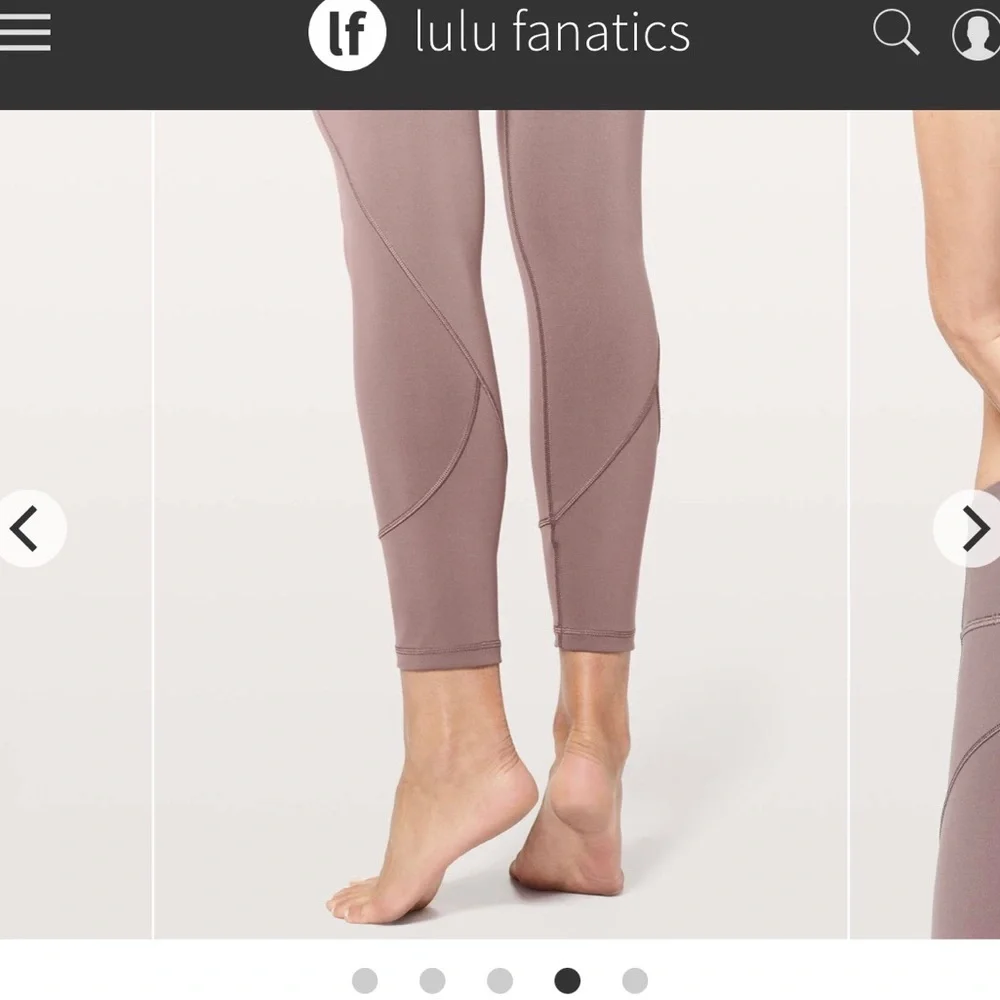 lululemon athletica purple High-Rise Leggings Size 4